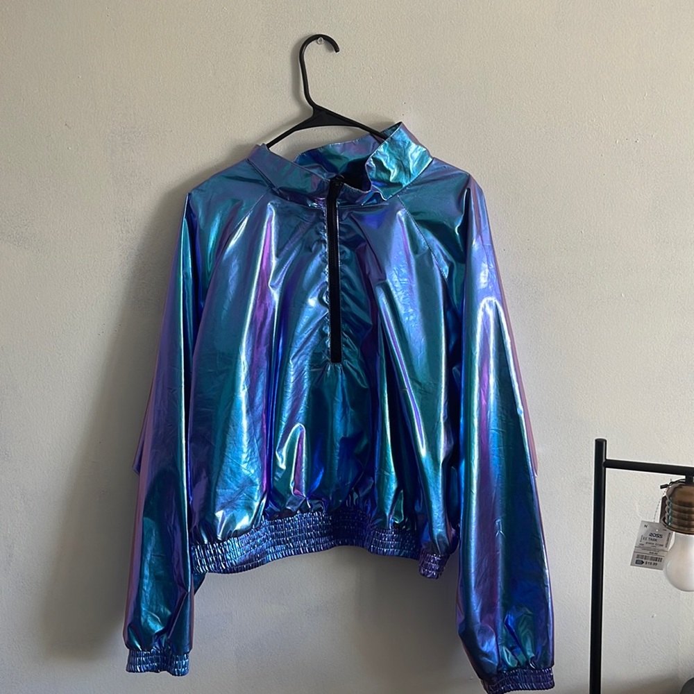 Iridescent Holographic Jacket